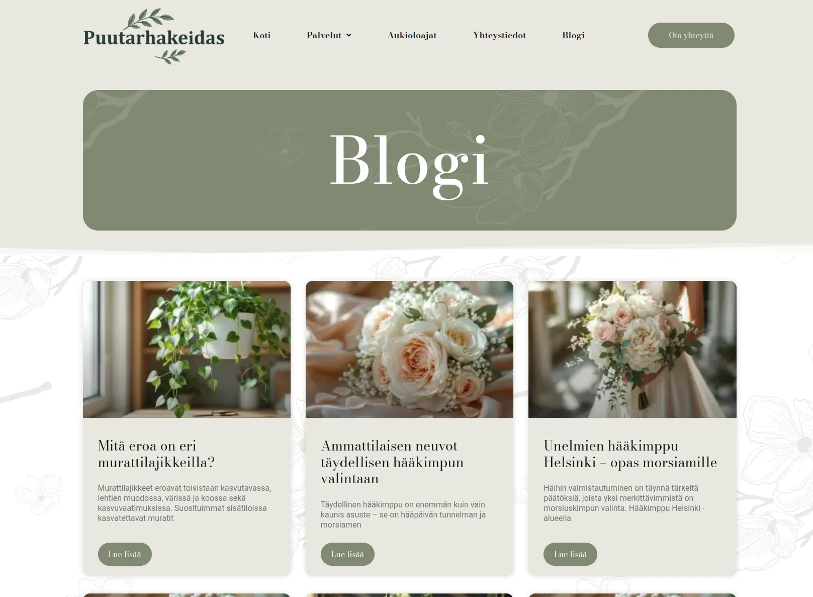 Puutarhakeidas design